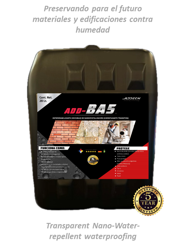 ADD-BA5: Impermeabilizante Invisible 10en1